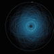 Graphic showing the orbits of more than 1,400 potentially hazardous asteroids discovered as of early 2013. Image: NASA/JPL via Wikimedia